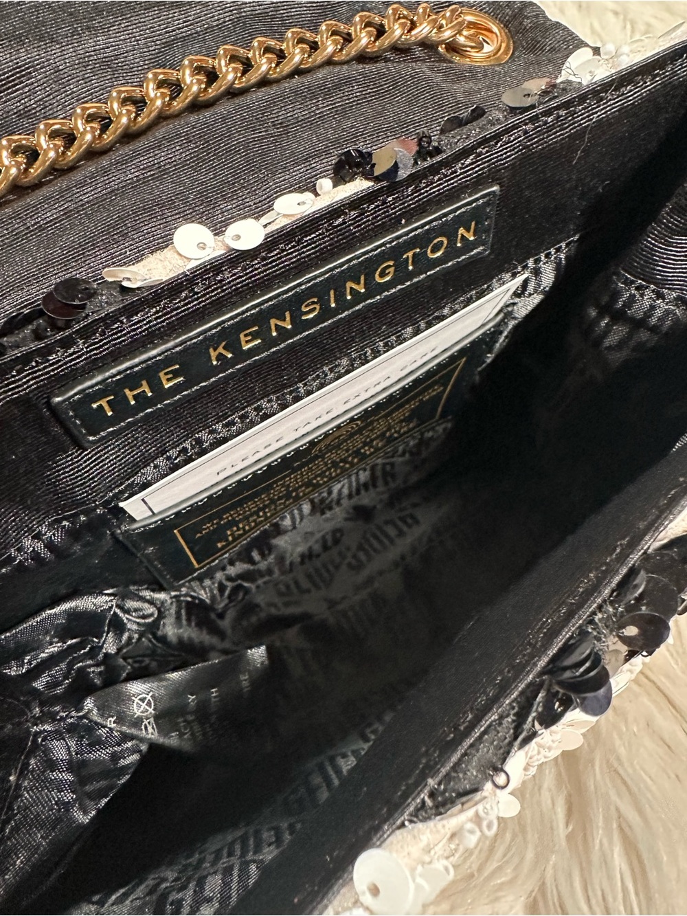 Kurt Geiger • The Kensington Sequin and Beaded Crossbody Purse - Picture 7 of 17